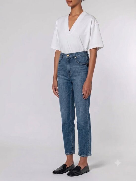 Nobody Denim Denim - Nobody Denim Evelyn Super High Rise Straight Leg Ankle Jean 14/16